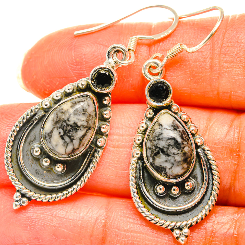 Pinolith Jasper Earrings handcrafted by Anasilvercos - EARR428603