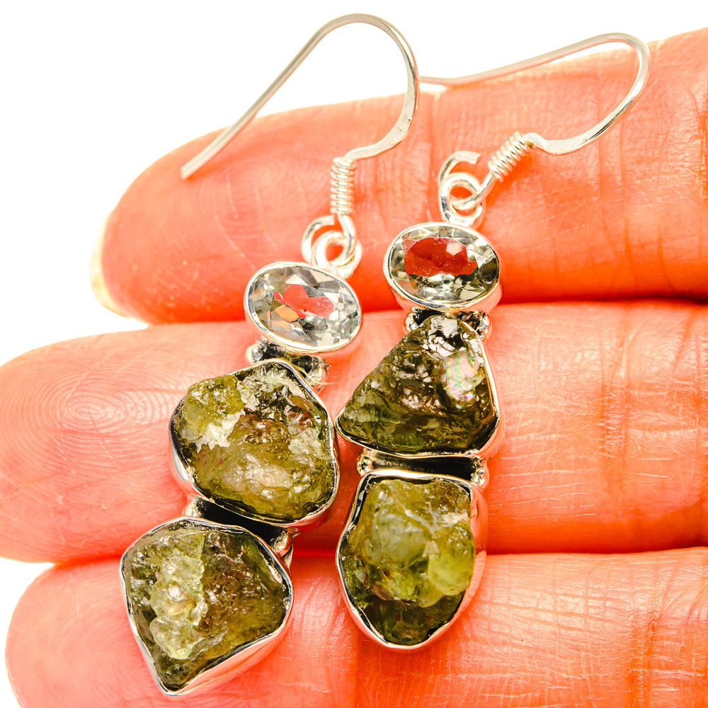 Peridot Earrings handcrafted by Anasilvercos - EARR428608
