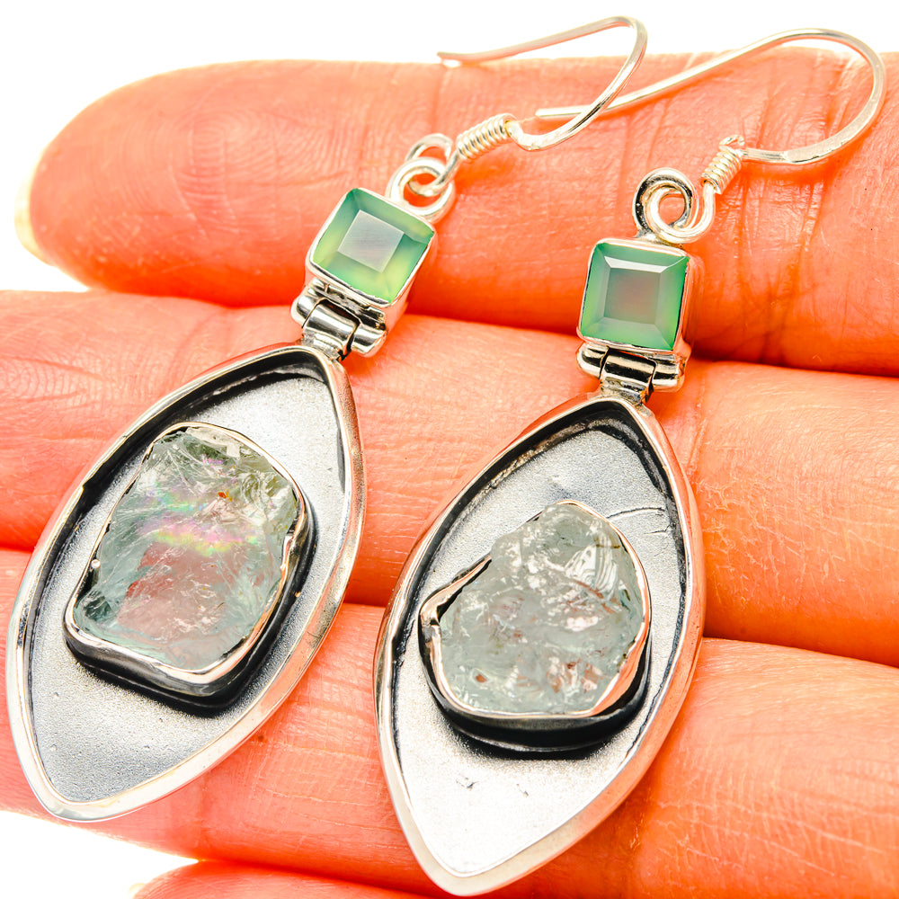Aquamarine Earrings handcrafted by Anasilvercos - EARR428637