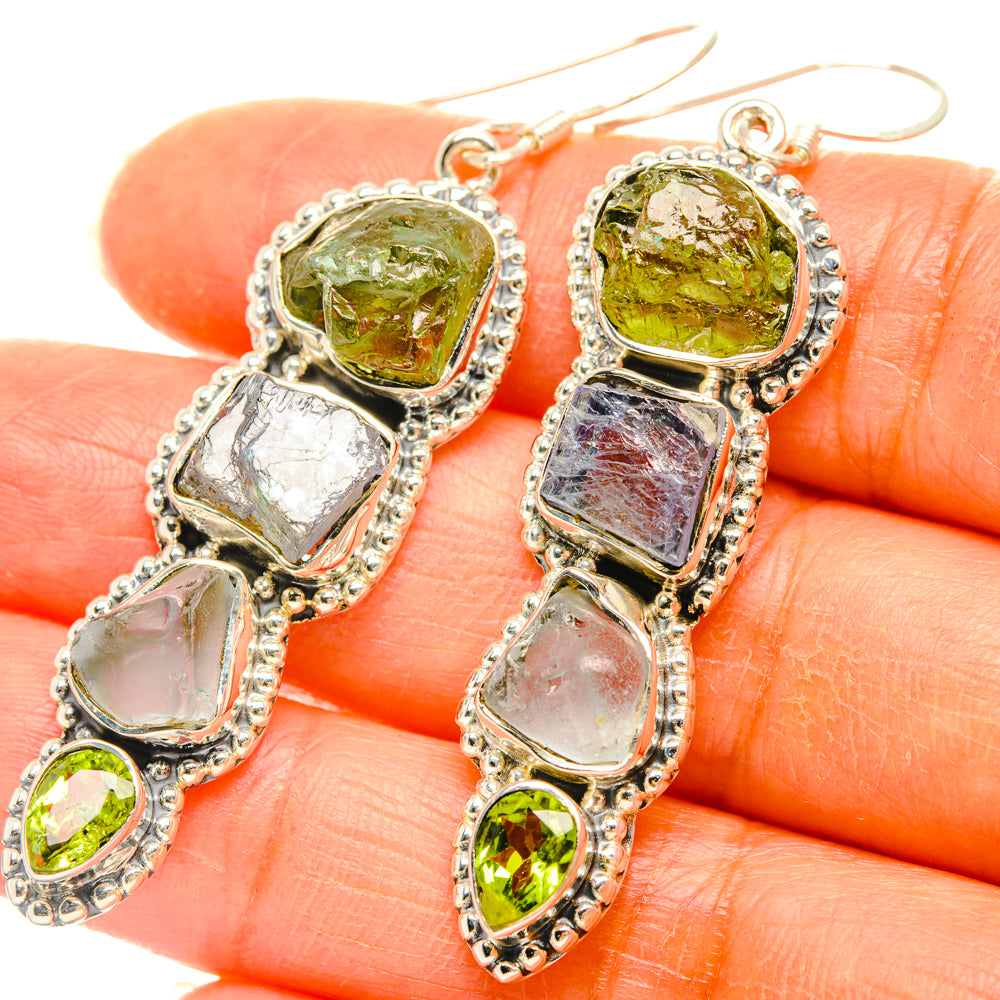 Peridot Earrings handcrafted by Anasilvercos - EARR428638