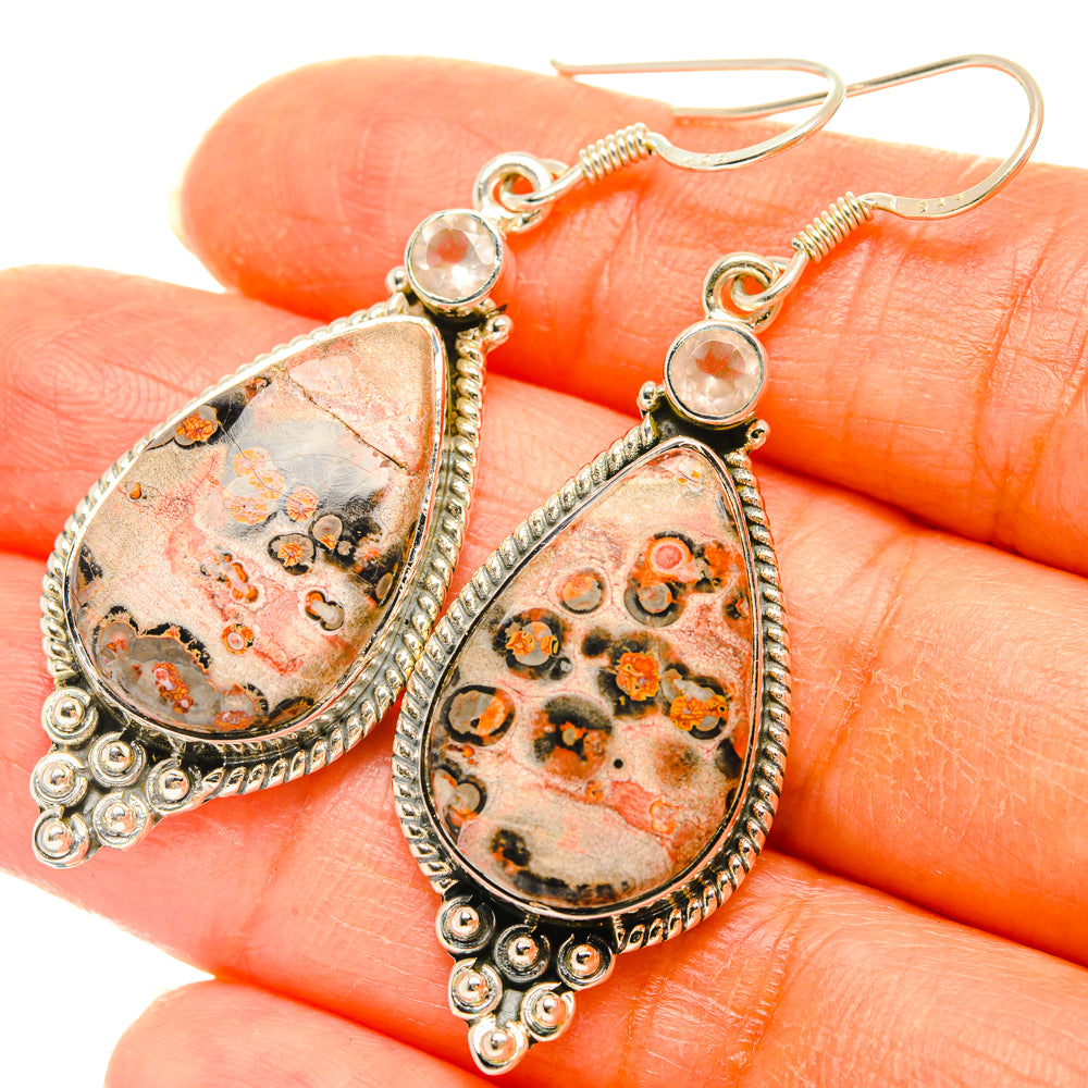 Poppy Jasper Earrings handcrafted by Anasilvercos - EARR428640