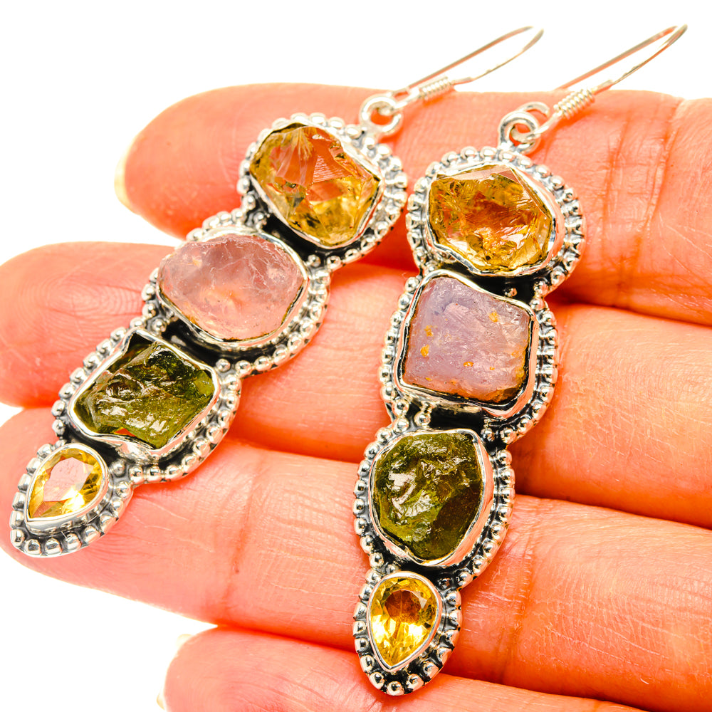 Citrine Earrings handcrafted by Anasilvercos - EARR428641