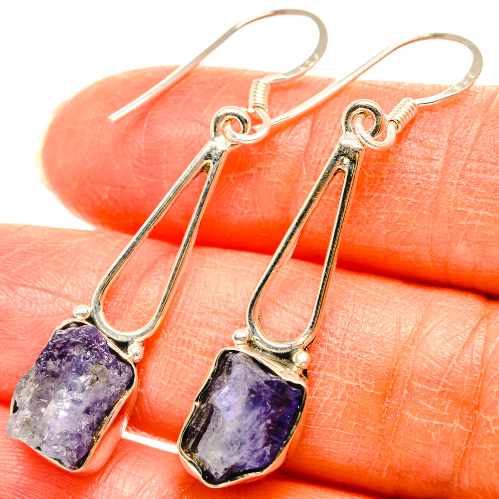 Tanzanite Earrings handcrafted by Anasilvercos - EARR428647
