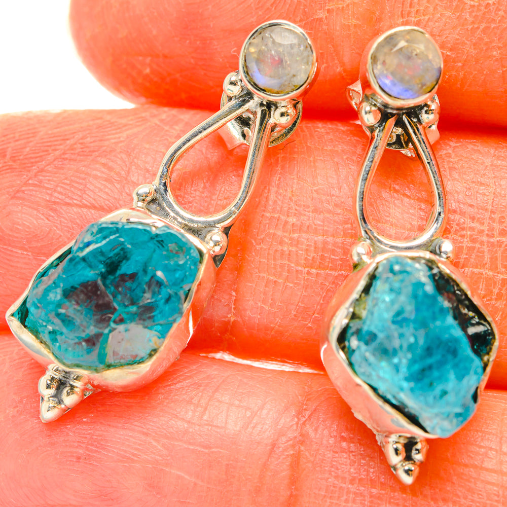 Apatite Earrings handcrafted by Anasilvercos - EARR428650