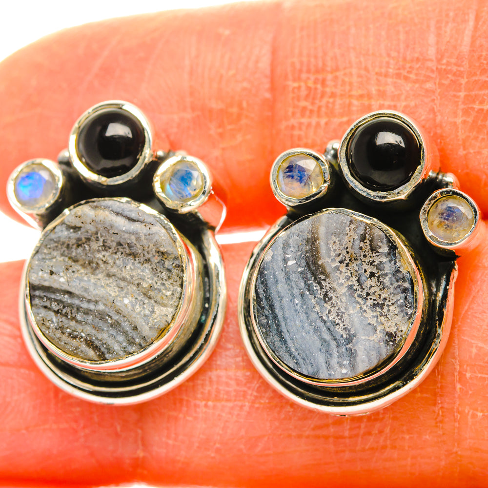 Desert Druzy Earrings handcrafted by Anasilvercos - EARR428669
