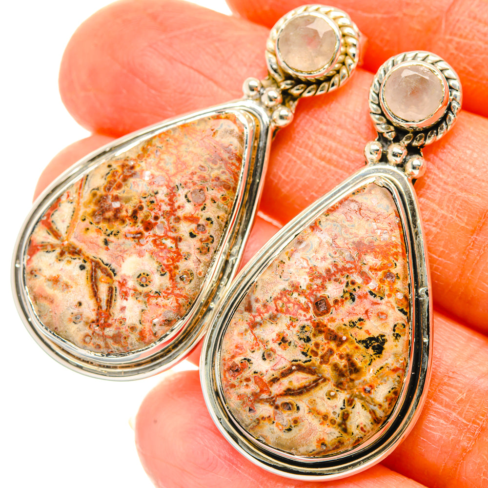 Poppy Jasper Earrings handcrafted by Anasilvercos - EARR428678