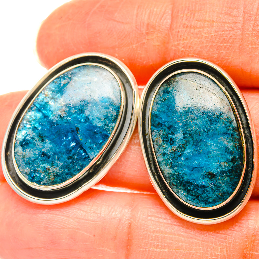 Apatite Earrings handcrafted by Anasilvercos - EARR428685