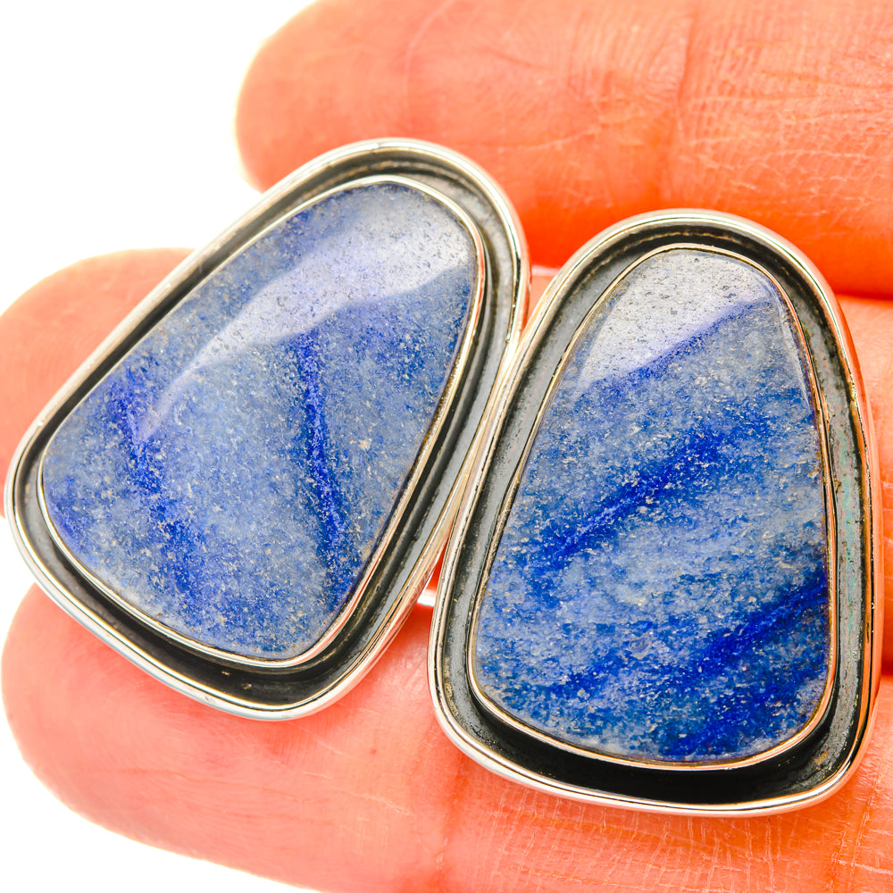 Sodalite Earrings handcrafted by Anasilvercos - EARR428689