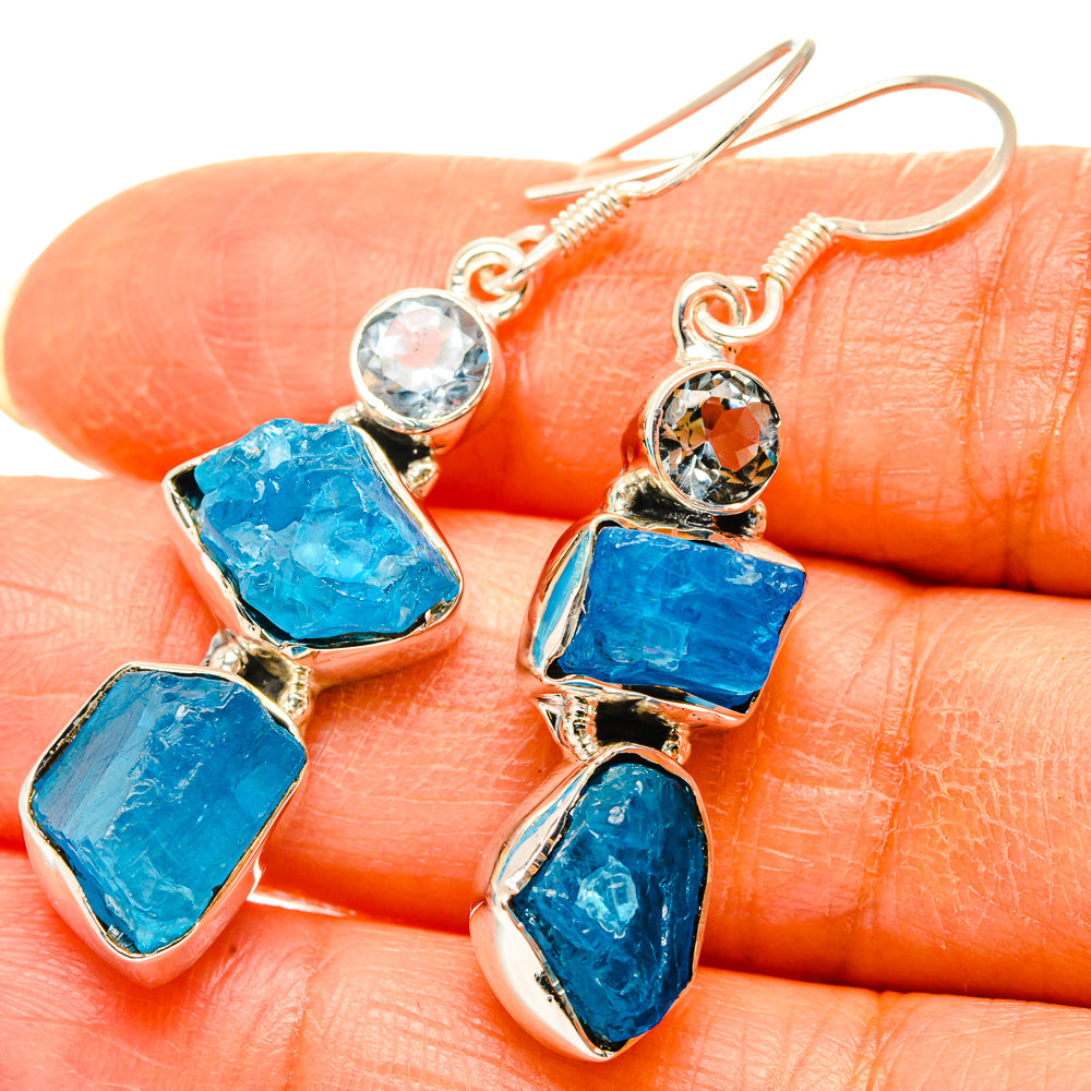 Apatite Earrings handcrafted by Anasilvercos - EARR428691