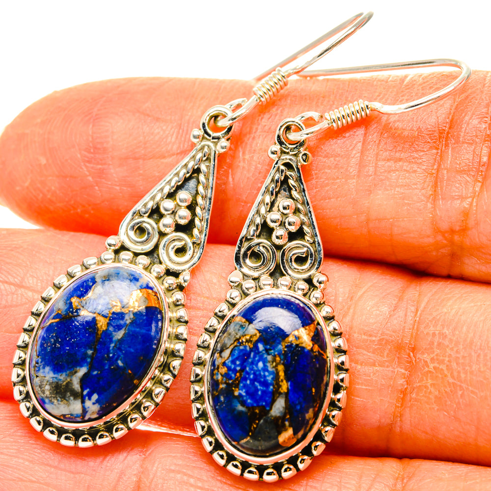Lapis Lazuli Earrings handcrafted by Anasilvercos - EARR428722