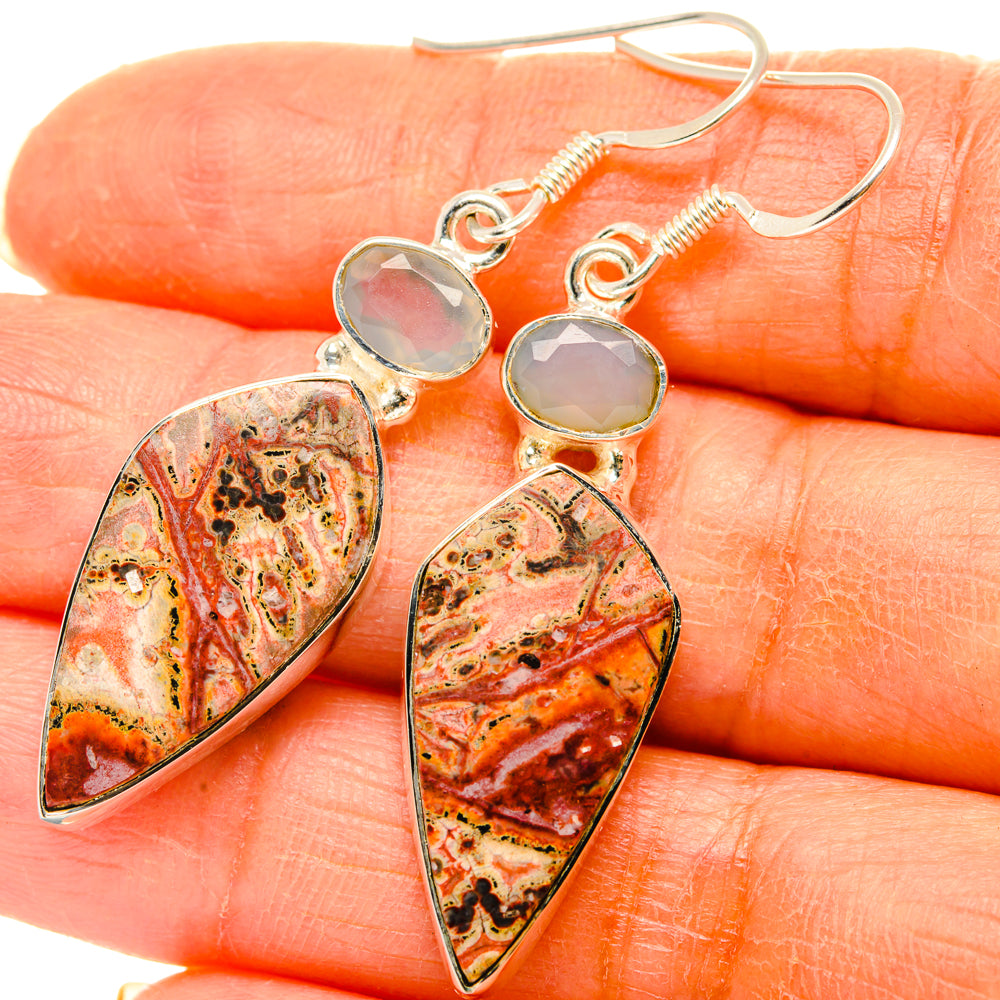 Picture Jasper Earrings handcrafted by Anasilvercos - EARR428727