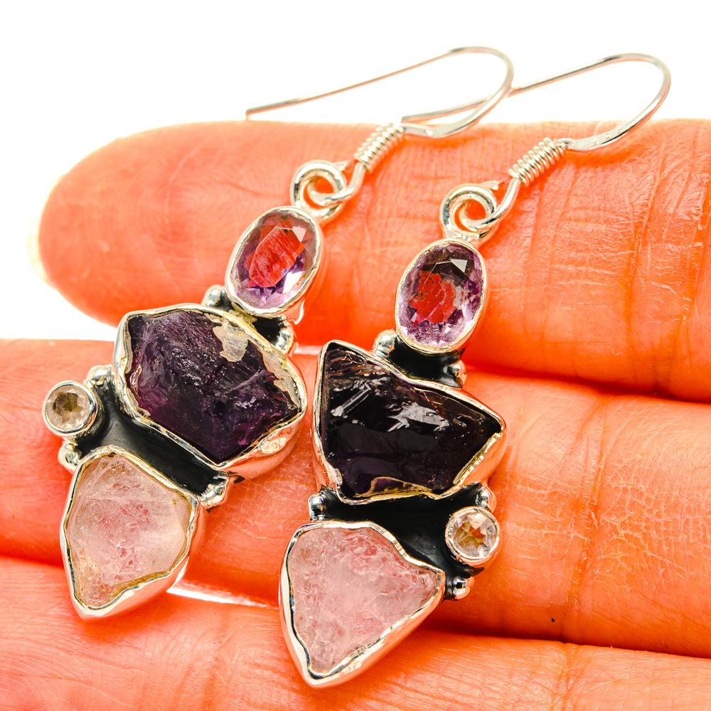 Amethyst Earrings handcrafted by Anasilvercos - EARR428731