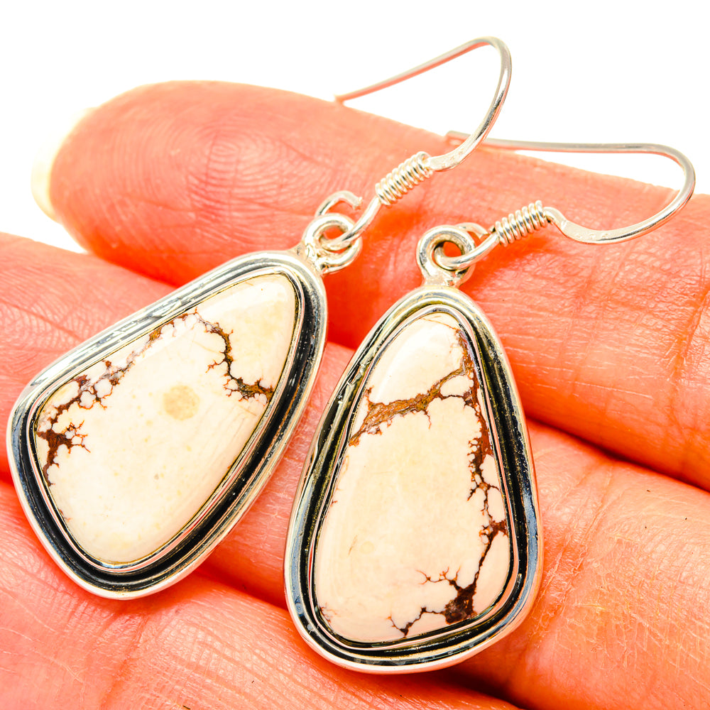 Wild Horse Jasper Earrings handcrafted by Anasilvercos - EARR428758