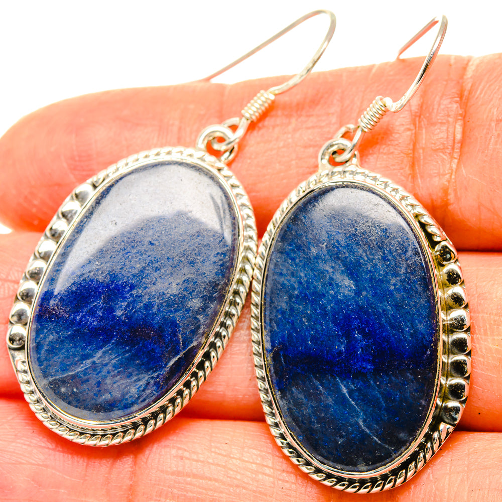 Sodalite Earrings handcrafted by Anasilvercos - EARR428791