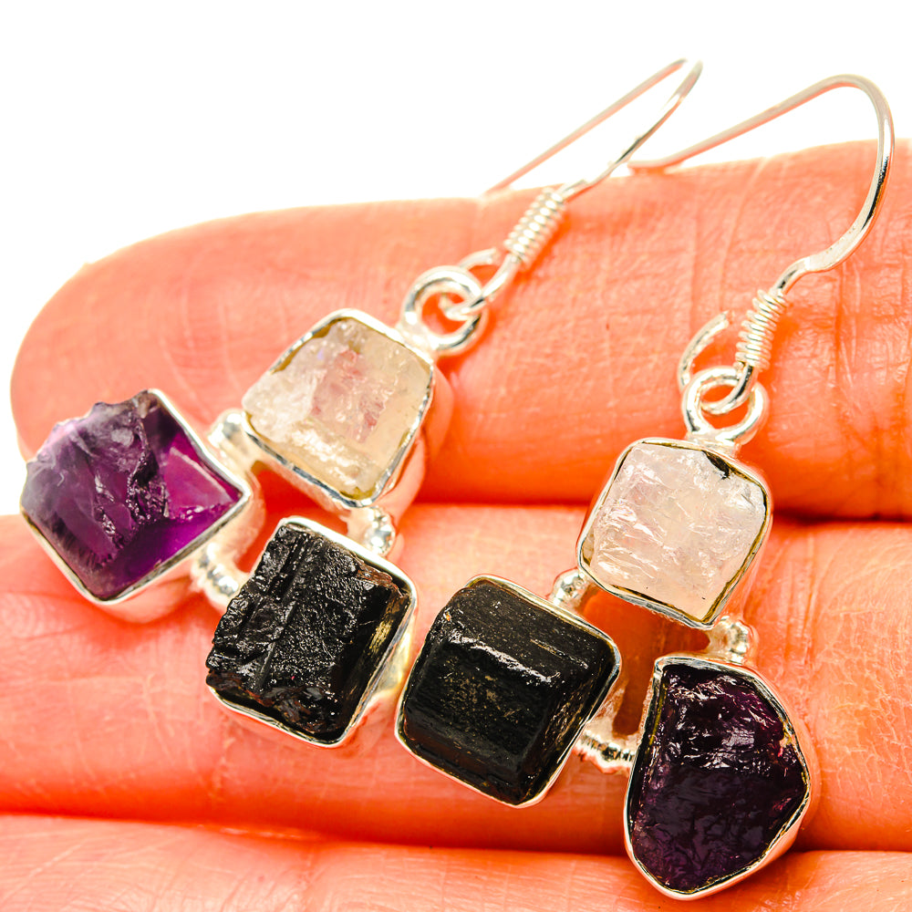 Tektite Earrings handcrafted by Anasilvercos - EARR428872