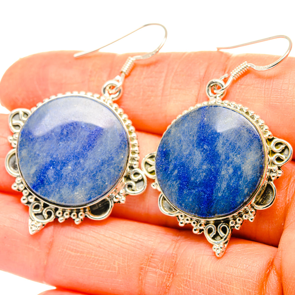 Sodalite Earrings handcrafted by Anasilvercos - EARR428889