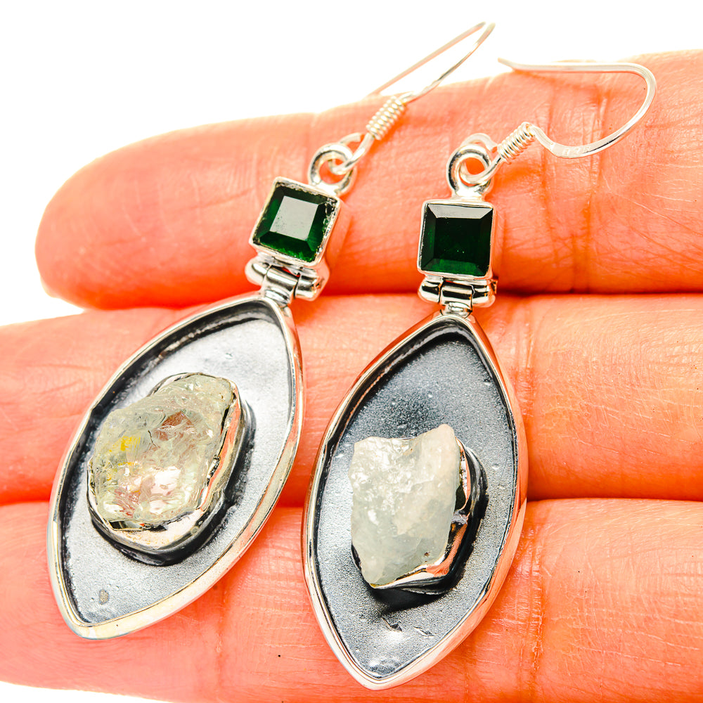 Aquamarine Earrings handcrafted by Anasilvercos - EARR428936