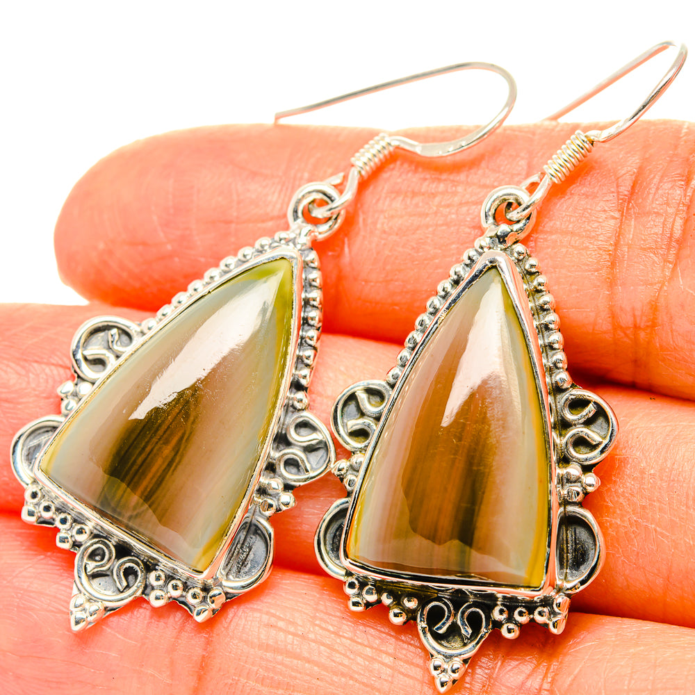Imperial Jasper Earrings handcrafted by Anasilvercos - EARR428940