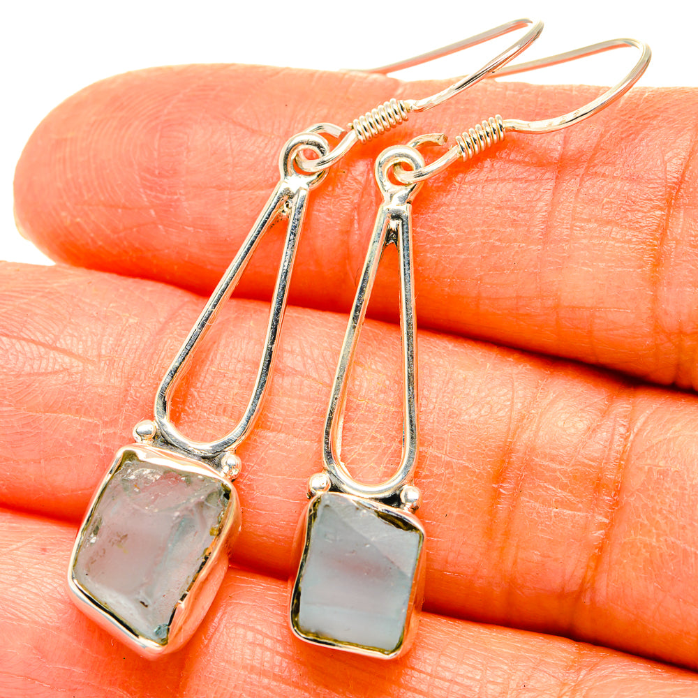Aquamarine Earrings handcrafted by Anasilvercos - EARR428976