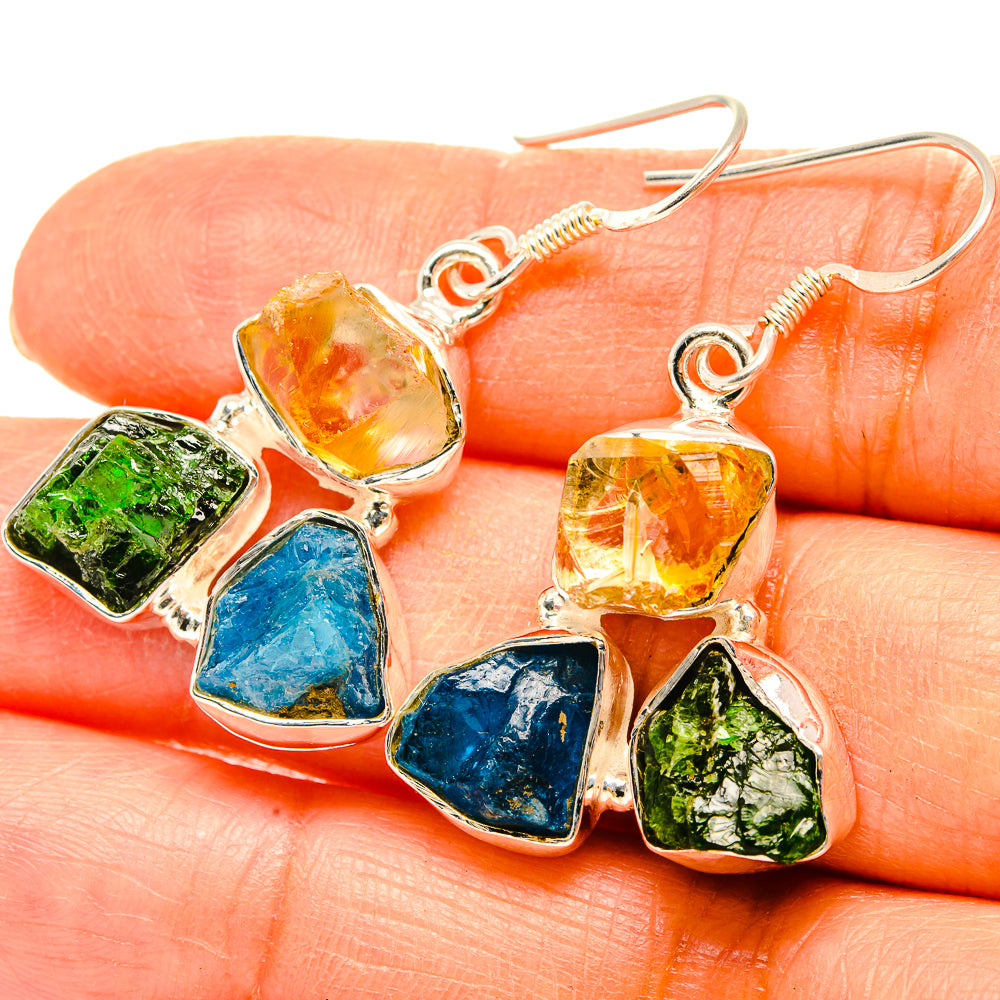 Apatite Earrings handcrafted by Anasilvercos - EARR428982