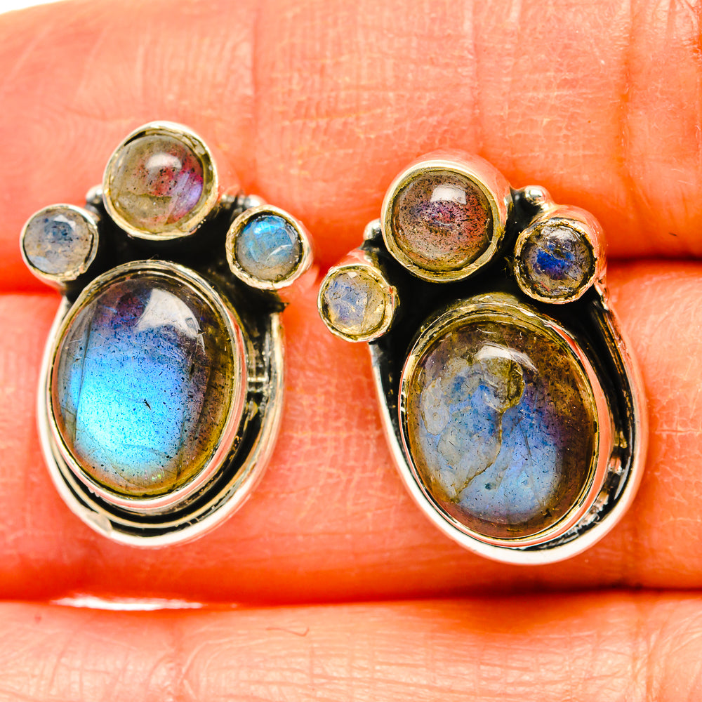 Labradorite Earrings handcrafted by Anasilvercos - EARR428985