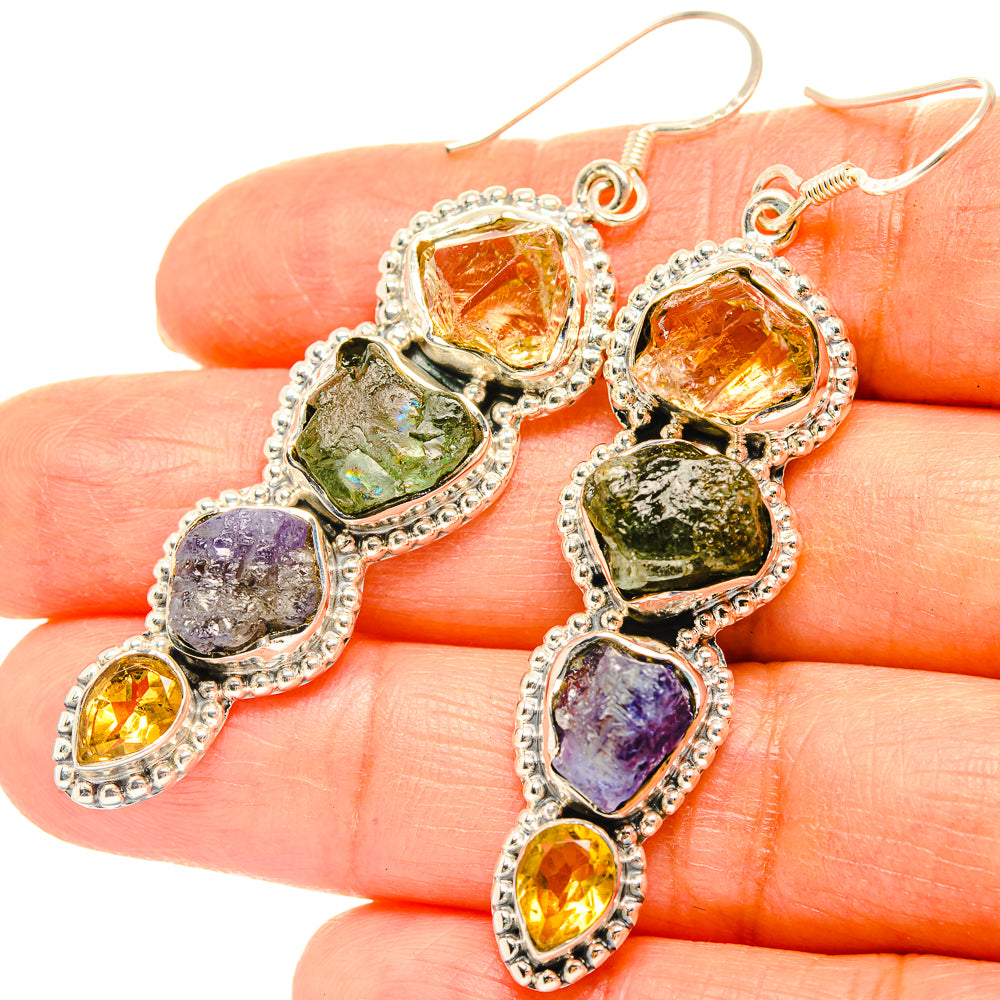 Citrine Earrings handcrafted by Anasilvercos - EARR428991