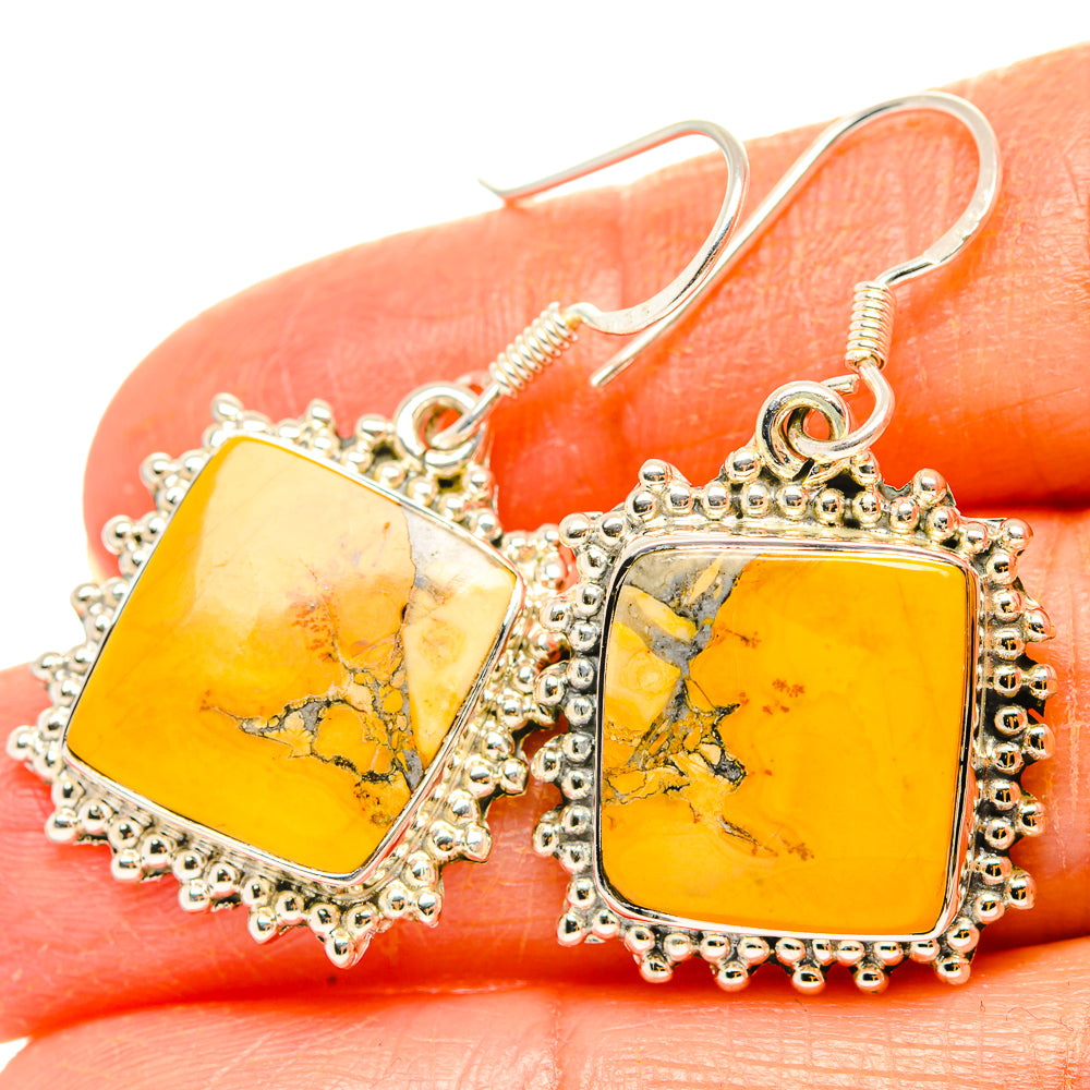 Maligano Jasper Earrings handcrafted by Anasilvercos - EARR429007
