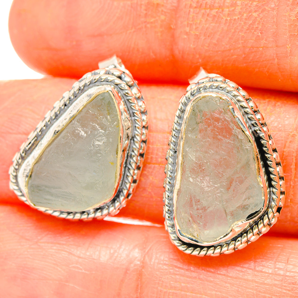 Aquamarine Earrings handcrafted by Anasilvercos - EARR429013