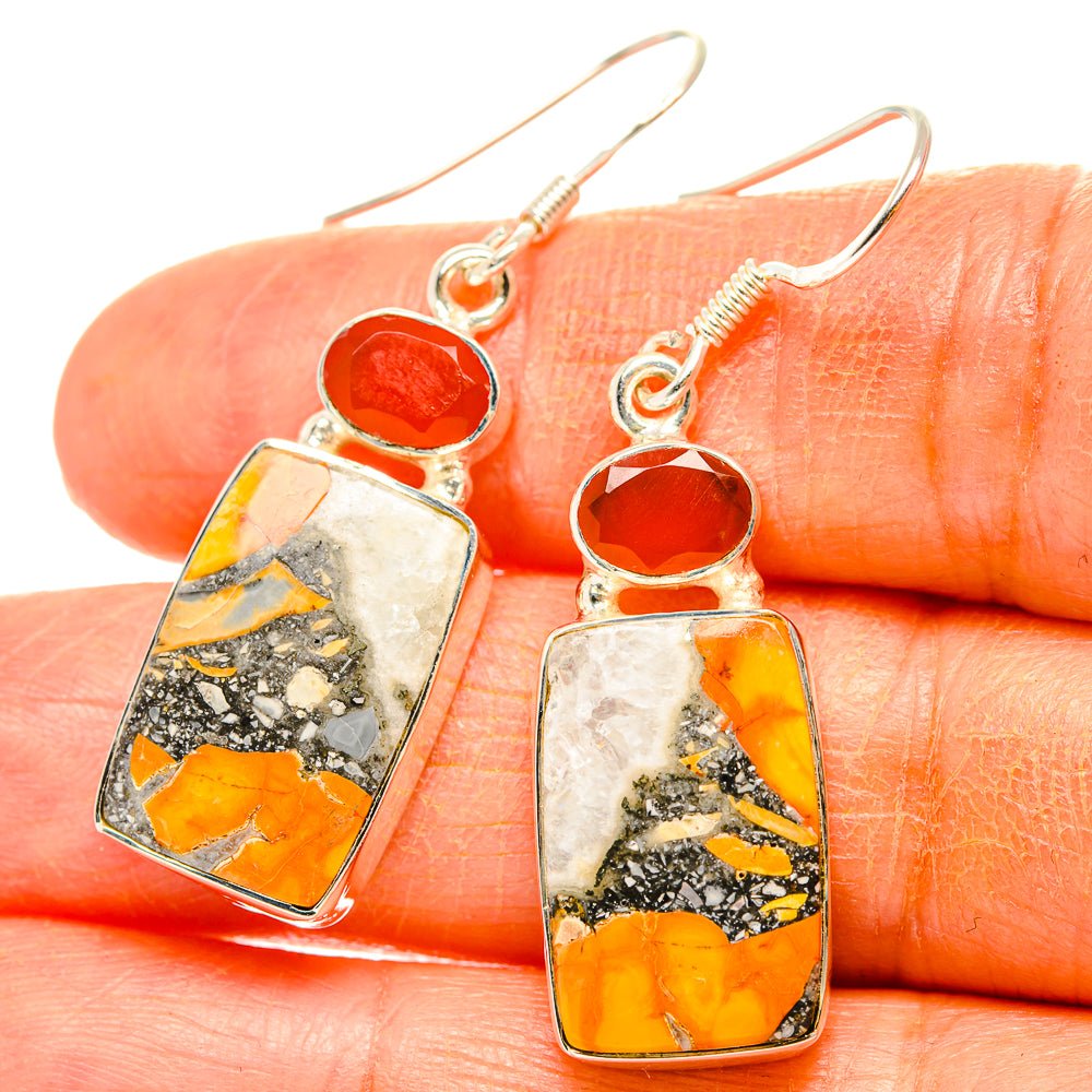 Maligano Jasper Earrings handcrafted by Anasilvercos - EARR429021