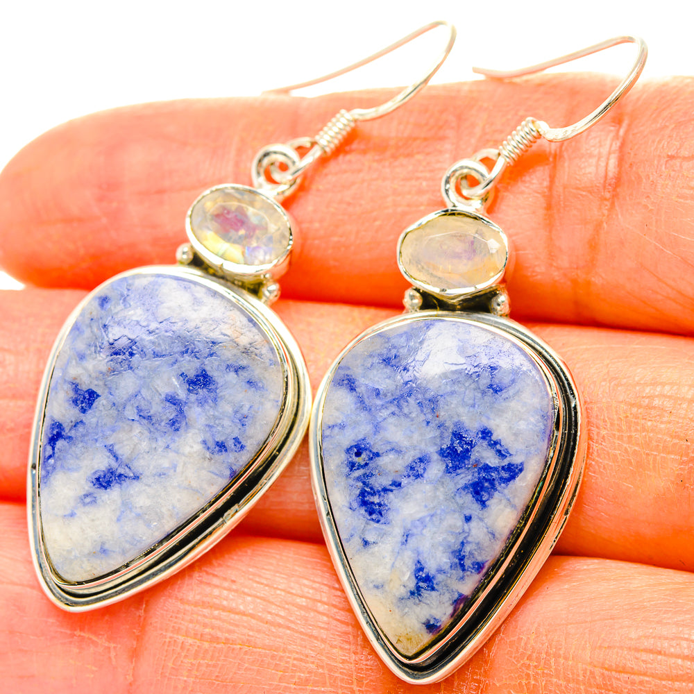 Sodalite Earrings handcrafted by Anasilvercos - EARR429032