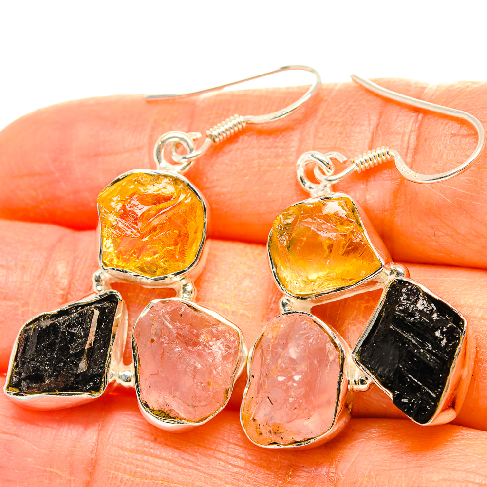 Citrine Earrings handcrafted by Anasilvercos - EARR429035