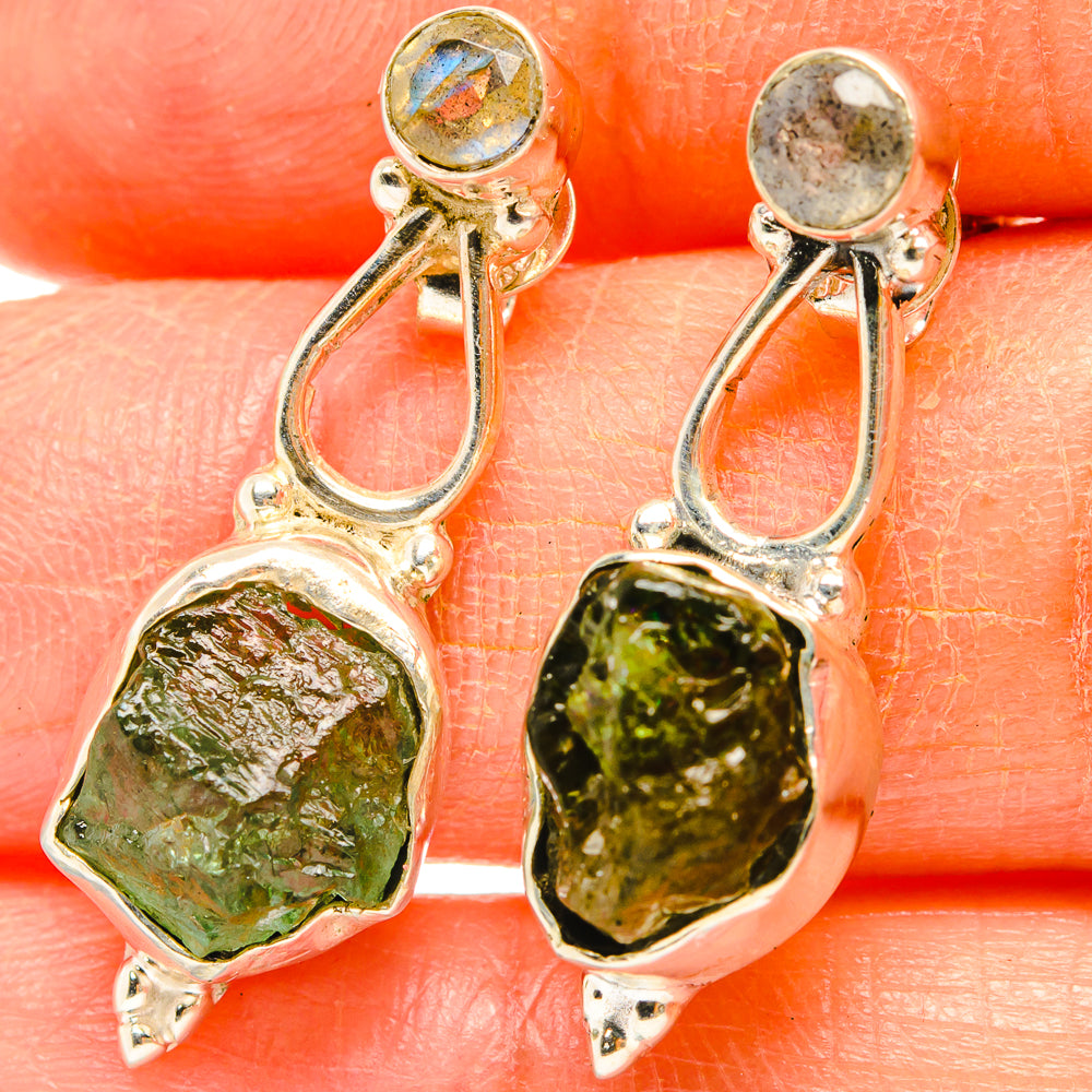Peridot Earrings handcrafted by Anasilvercos - EARR429055
