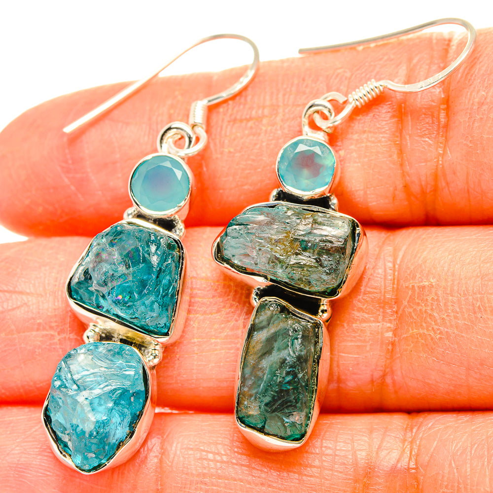 Apatite Earrings handcrafted by Anasilvercos - EARR429072