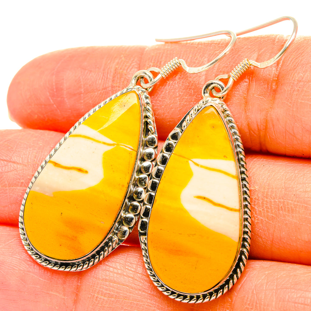 Mookaite Earrings handcrafted by Anasilvercos - EARR429080