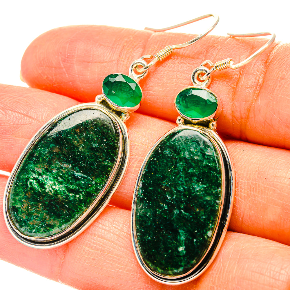 Green Aventurine Earrings handcrafted by Anasilvercos - EARR429088
