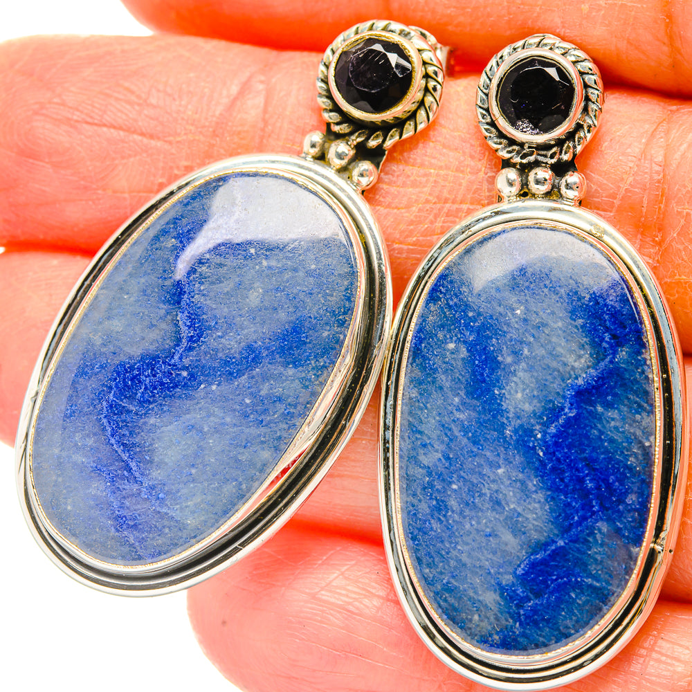 Sodalite Earrings handcrafted by Anasilvercos - EARR429090