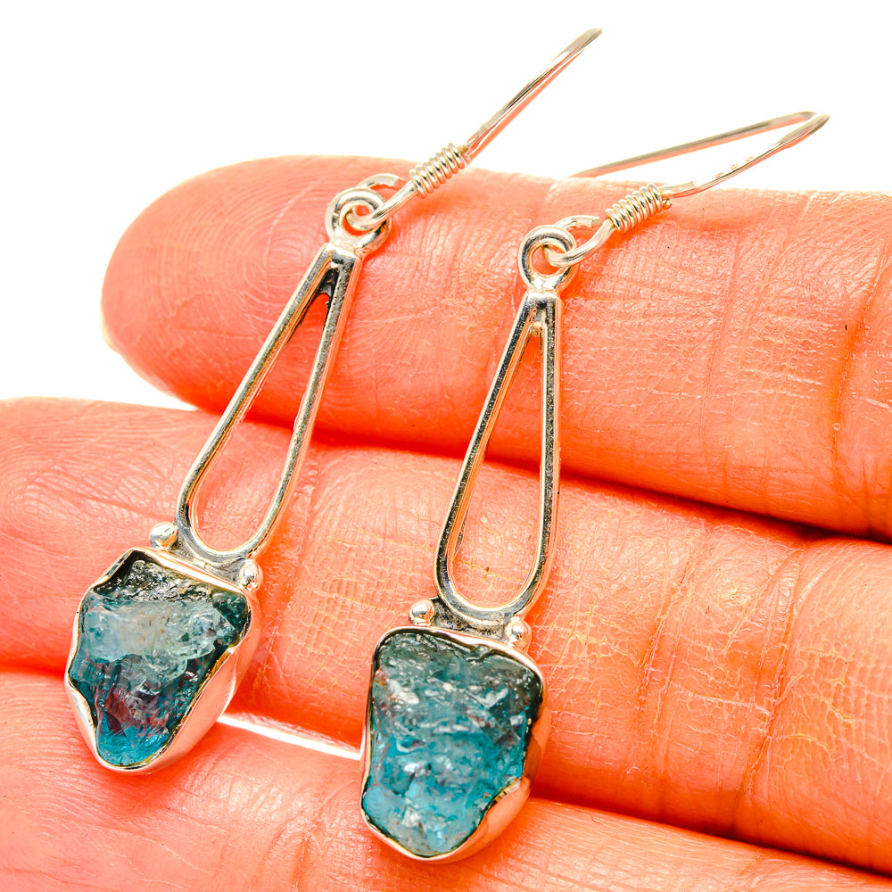 Apatite Earrings handcrafted by Anasilvercos - EARR429107