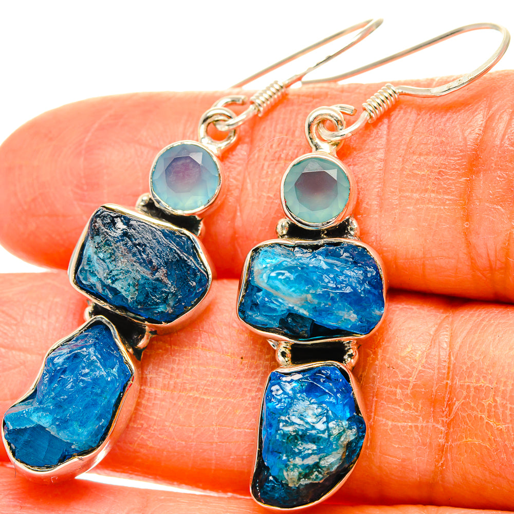 Apatite Earrings handcrafted by Anasilvercos - EARR429113