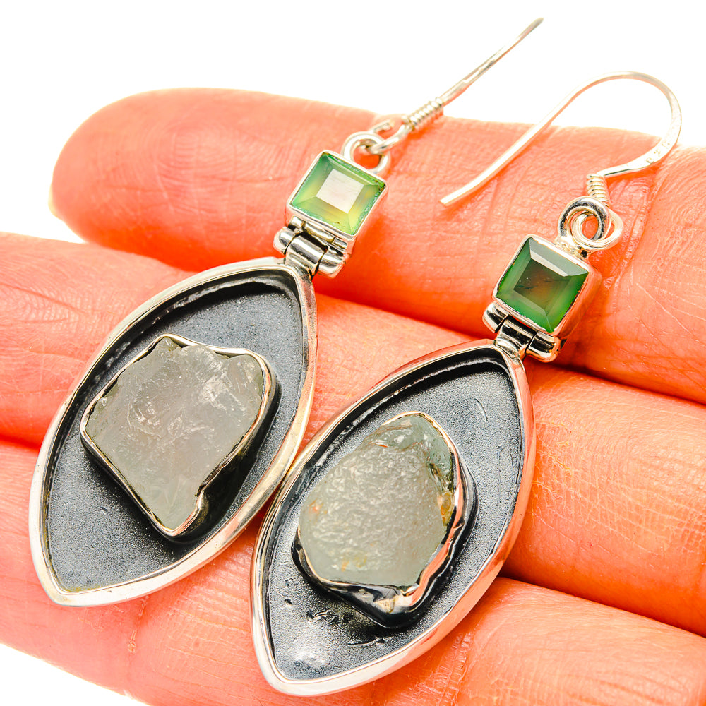 Aquamarine Earrings handcrafted by Anasilvercos - EARR429126