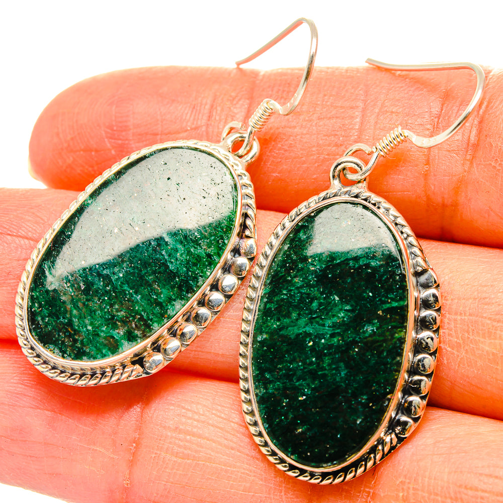 Green Aventurine Earrings handcrafted by Anasilvercos - EARR429130