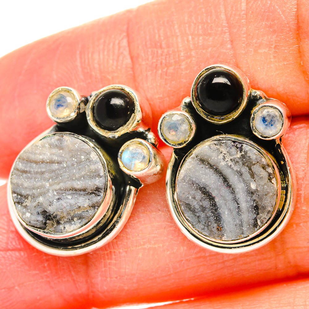 Desert Druzy Earrings handcrafted by Anasilvercos - EARR429145