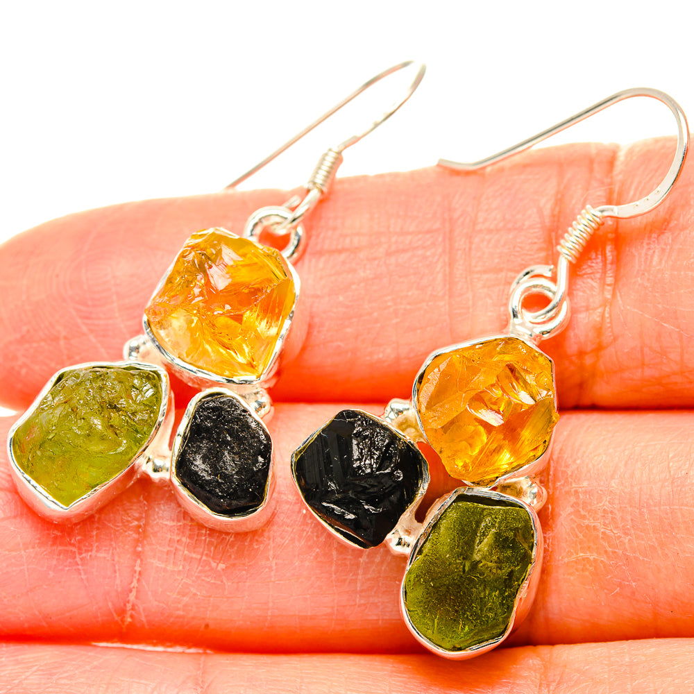 Citrine Earrings handcrafted by Anasilvercos - EARR429205