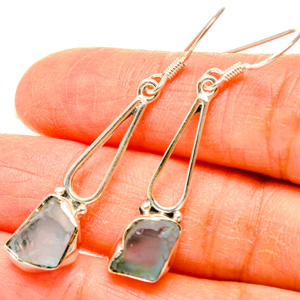 Aquamarine Earrings handcrafted by Anasilvercos - EARR429215
