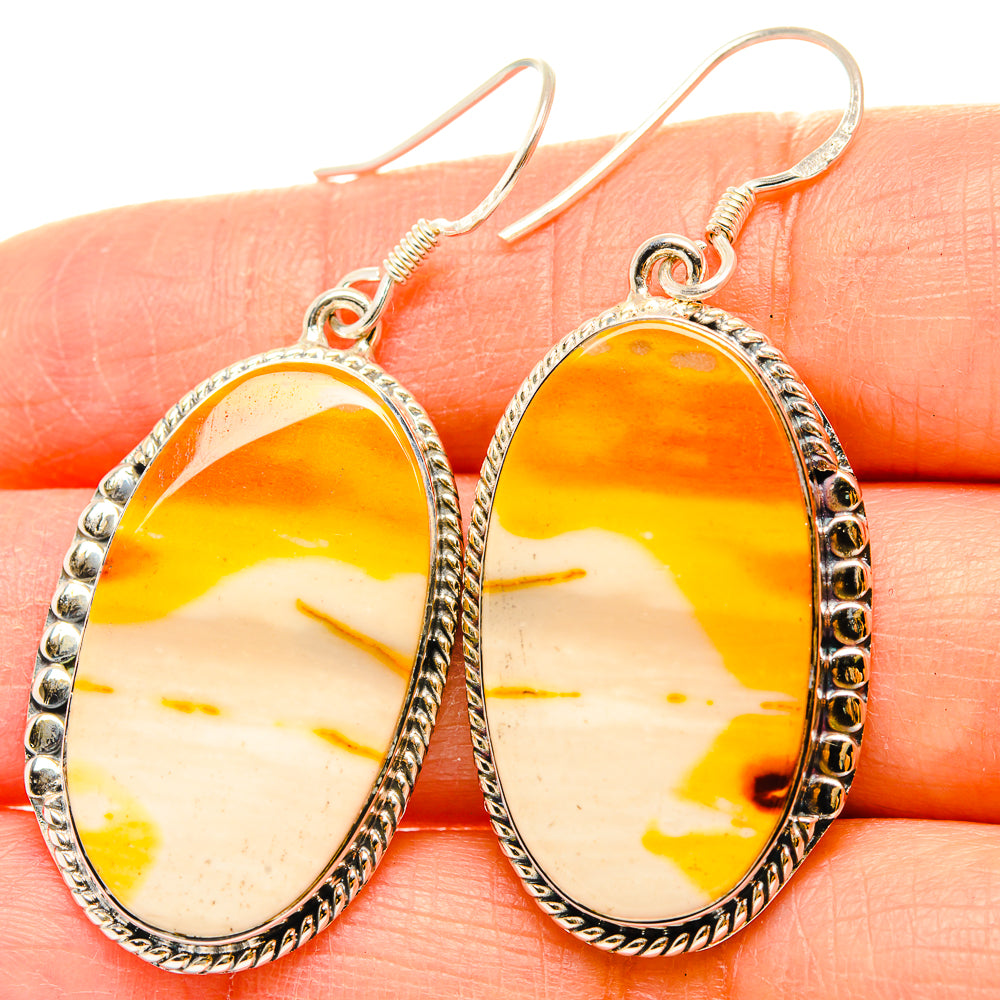 Mookaite Earrings handcrafted by Anasilvercos - EARR429225