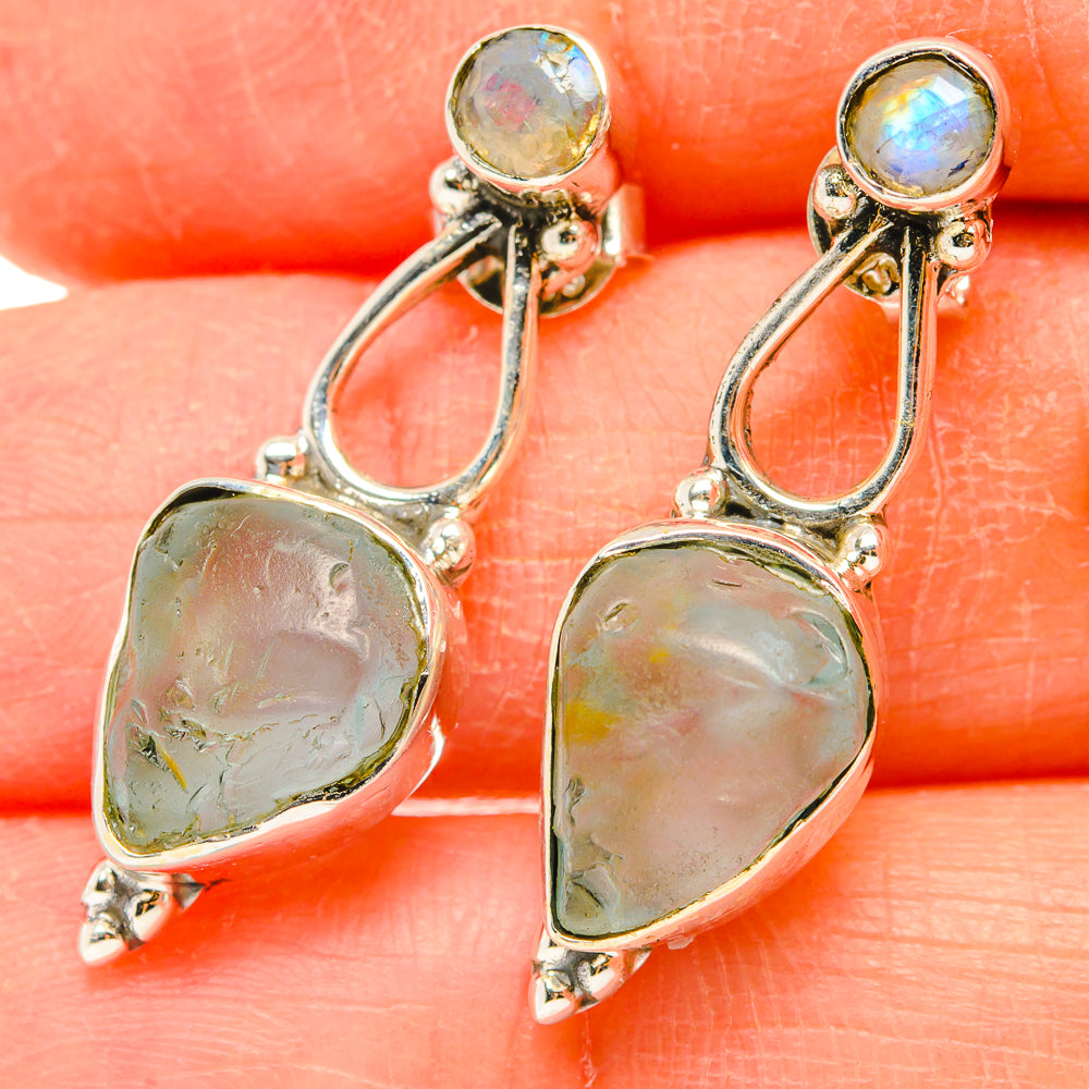 Aquamarine Earrings handcrafted by Anasilvercos - EARR429232
