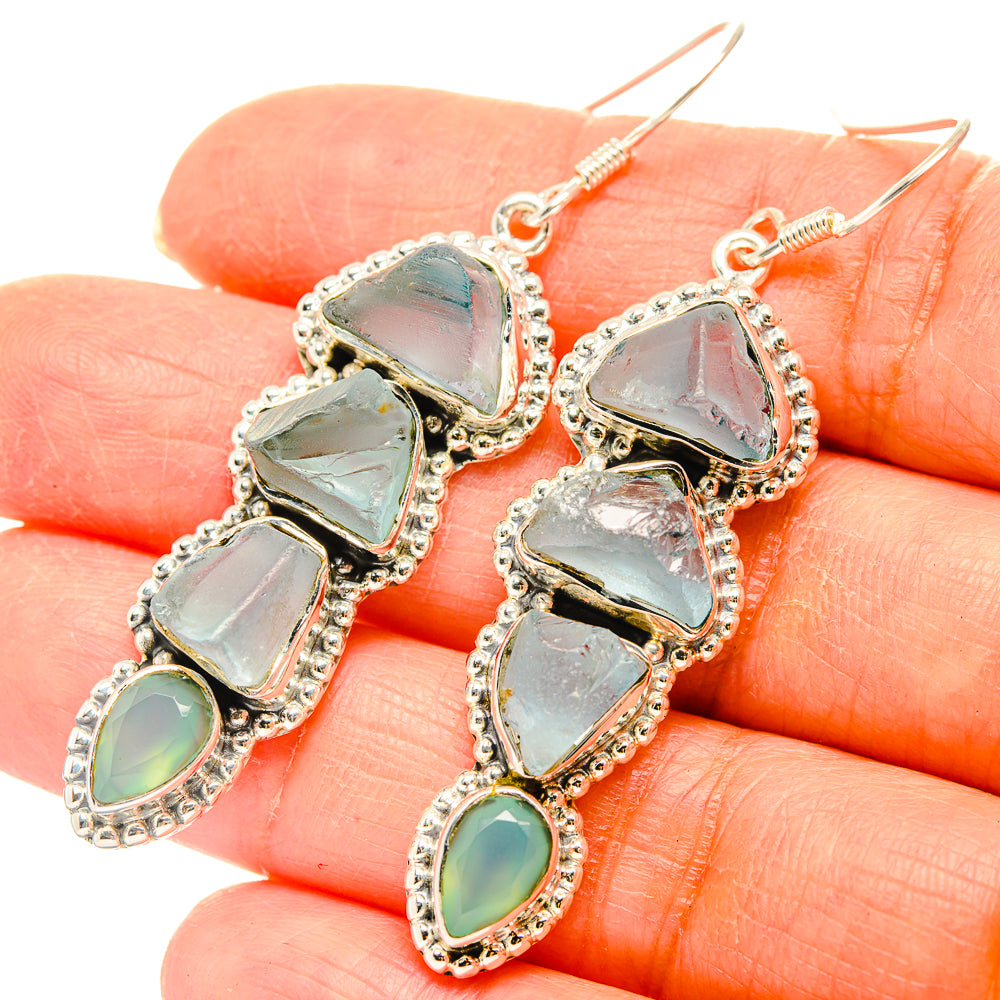 Aquamarine Earrings handcrafted by Anasilvercos - EARR429240