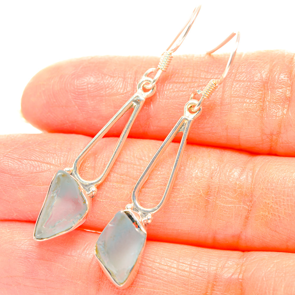 Aquamarine Earrings handcrafted by Anasilvercos - EARR429246