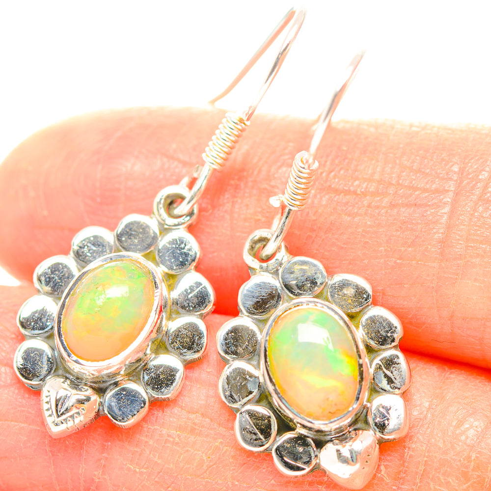 Ethiopian Opal Earrings handcrafted by Anasilvercos - EARR429250