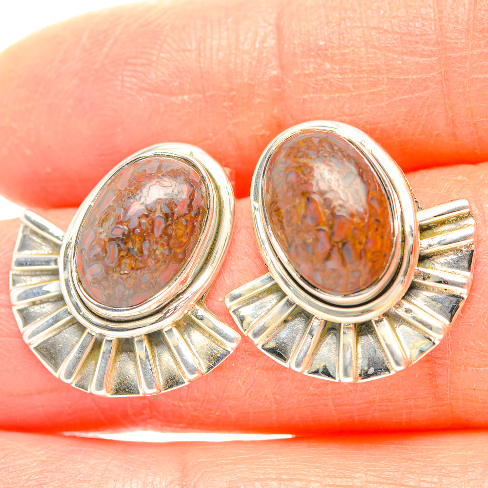 Dinosaur Bone Earrings handcrafted by Anasilvercos - EARR429267