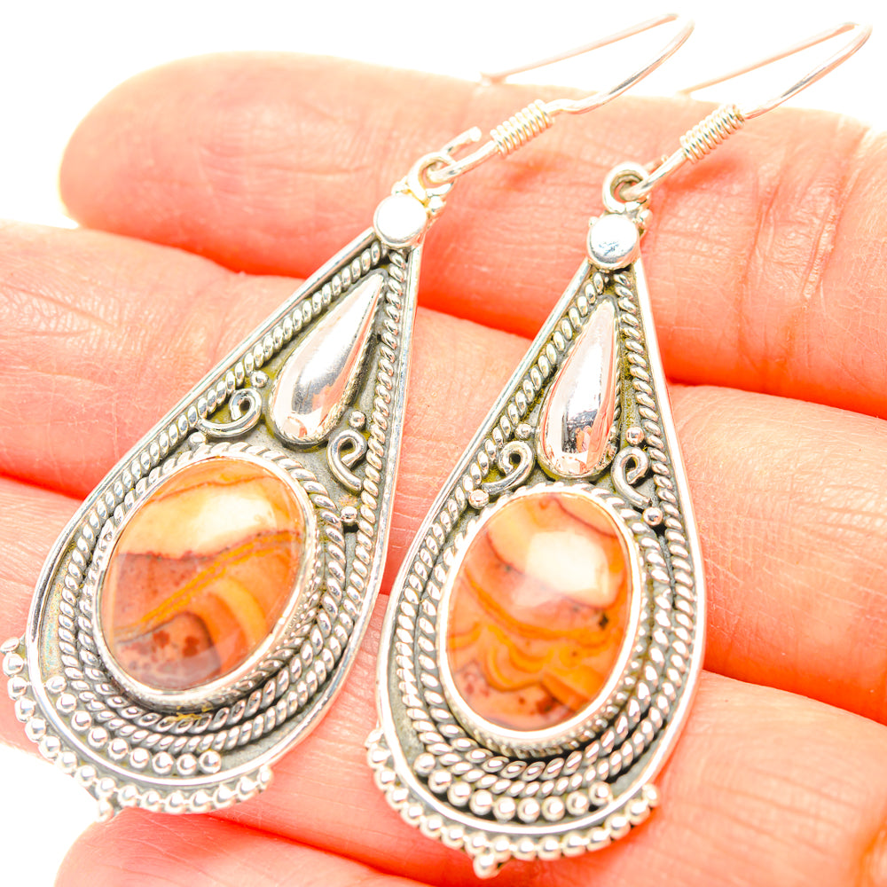 Mookaite Earrings handcrafted by Anasilvercos - EARR429288